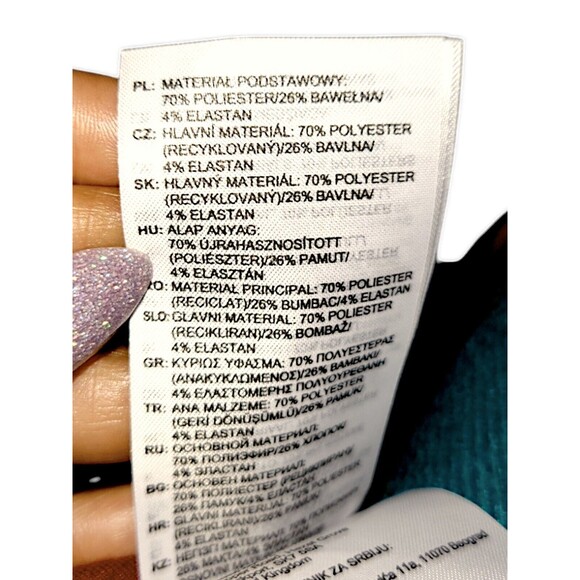 Adidas Performance Power Aero Ready Crop Cover-up Sweatshirt  Shadow Red 2X - Picture 7 of 8